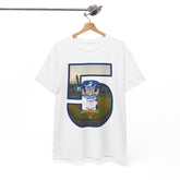 Freeman Number 5 with a Funko Style Figurine Tee Shirt - Unisex Heavy Cotton Casual Fit